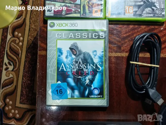 Xbox 360 slim + GTA и Assassin's creed , снимка 7 - Xbox конзоли - 49602072