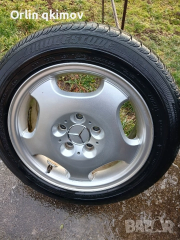 Оригинални джанти за Мерцедес 16 ц, снимка 3 - Гуми и джанти - 53684764