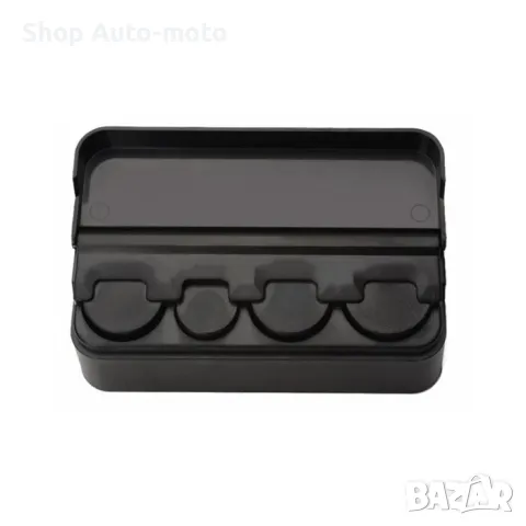 Монетник за автомобил Automat, PVC, Черен, снимка 4 - Аксесоари и консумативи - 49816393
