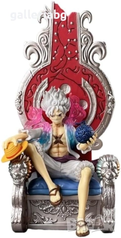 🔥 Фигура Luffy Throne – One Piece стил, 33 см