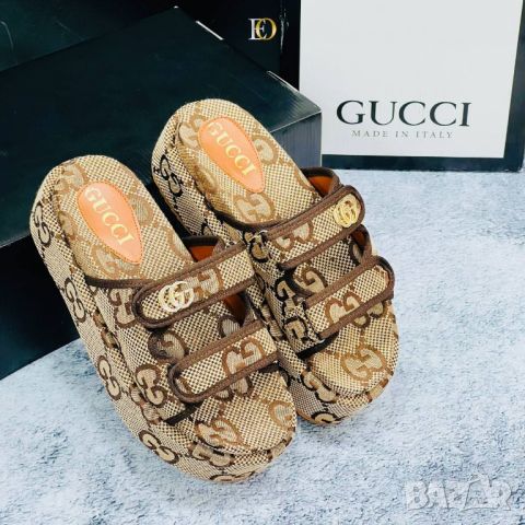 дамски чехли gucci , снимка 2 - Чехли - 46760610