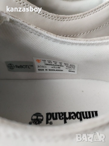 timberland Maple Grove Trainer for Men in White - мъжки кожени кецове КАТО НОВИ 45, снимка 7 - Кецове - 53470052