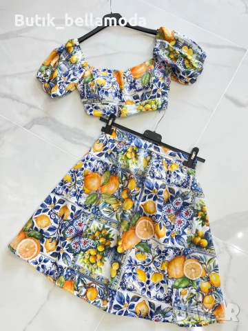 Летни сетове пола+топ Итали, снимка 7 - Комплекти - 50756696