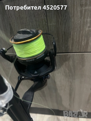 Продавам шаранджийска въдица с макара и фидер шаранджиска 200 фидер 150, снимка 2 - Въдици - 52813817