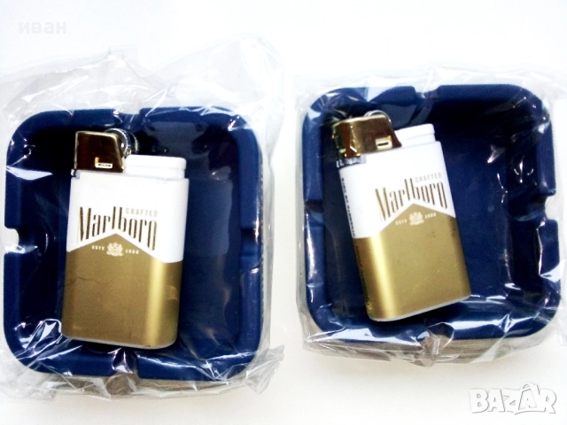 Два комплекта пепелник+запалка