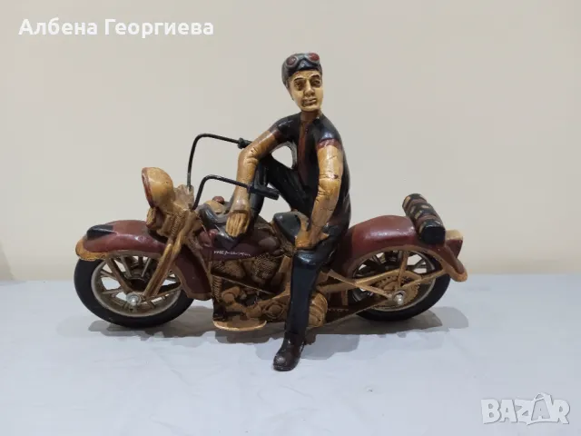 Дизайнерска фигура моторист - Harley Davidson, снимка 1 - Други - 47353797