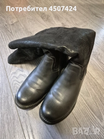 Дамски ботуши Tamaris, номер 38, естествена кожа 60 лв.