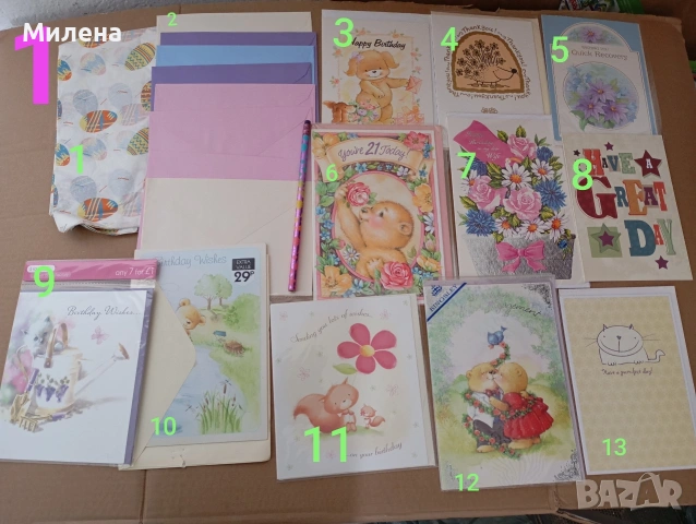 Поздравителни и туристически картички, снимка 9 - Други - 54283219