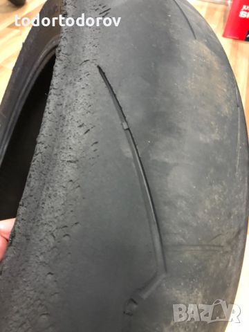 Задна полусликова гума PIRELLI Diablo Supercorsa 190/560/17 DOT 2021г, снимка 3 - Гуми и джанти - 46724203