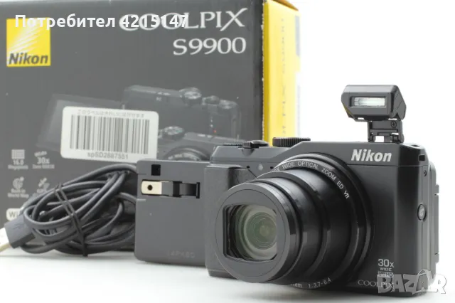 Nikon Coolpix S9900-Дигитална фотокамера, снимка 2 - Фотоапарати - 48165500