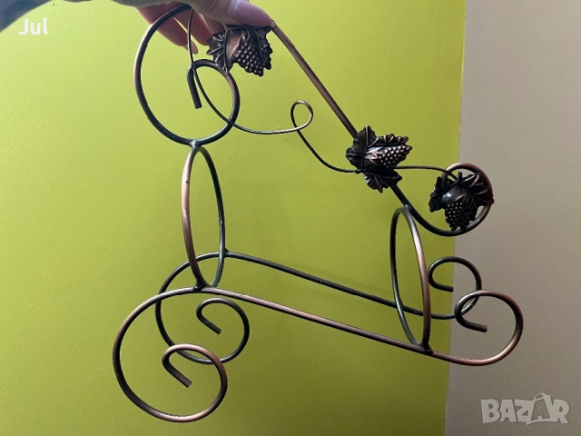 Дървена Поставка за вино , снимка 2 - Декорация за дома - 53951983