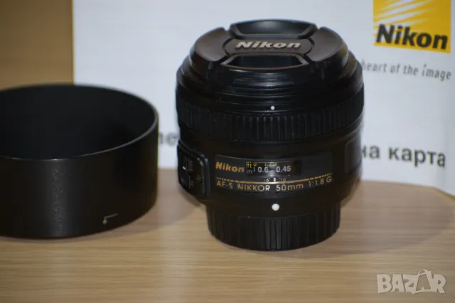 Обектив Nikkor AF-S 50mm f/1.8G, снимка 4 - Обективи и филтри - 46867169