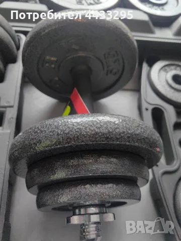 дъмбели к-кт/щанга 50 кг комплект, снимка 9 - Фитнес уреди - 50042221