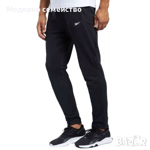 Мъжко спортно долнище reebok training knit pants black, снимка 3 - Спортни дрехи, екипи - 46717957