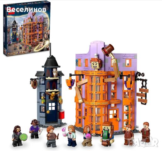 LEGO 76422 Diagon Alley: Weasleys’ Wizard Wheezes, снимка 3 - Образователни игри - 45780966