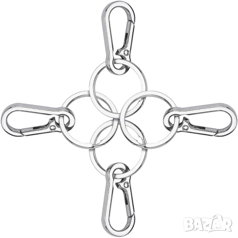 Метален ключодържател с катарама, снимка 6 - Други - 52165277