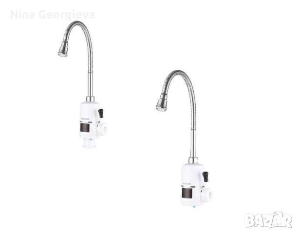 Електрически водонагревател - 3600 W, за стена или плот, гъвкав струйник.