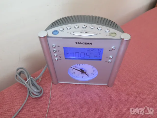 Sangean RCR-1 AM/FM Atomic Clock Digital Analog Clock Radio, снимка 4 - Радиокасетофони, транзистори - 46901647