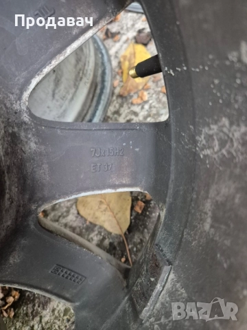 4 бр. VW оригинални джанти 15 5x112 , снимка 4 - Гуми и джанти - 46636358