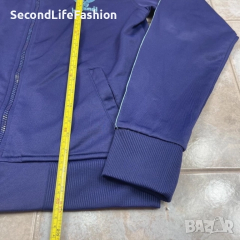 Hummel Atlanta Дамско спортно яке с цип, лилаво, размер L., снимка 4 - Якета - 52496373