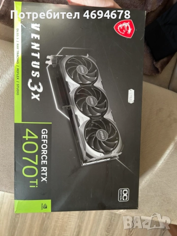MSI VENTUS 3X RTX 4070Ti 12gb