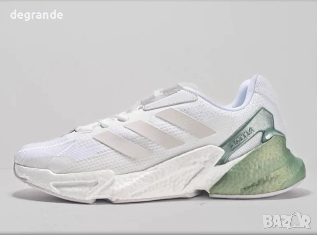 НАМАЛЕНИ Adidas X9000L4 Цвят- Бяло и Зелено , снимка 3 - Маратонки - 53651470