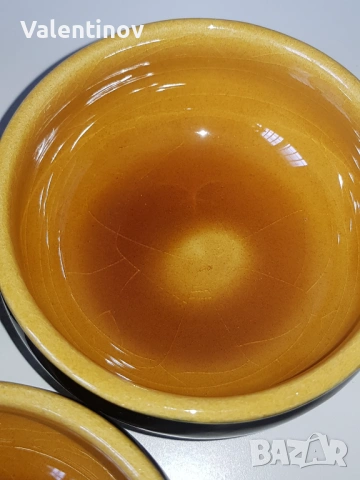 Три старинни керамични купички- Кимпер- Франция , снимка 2 - Антикварни и старинни предмети - 53465827