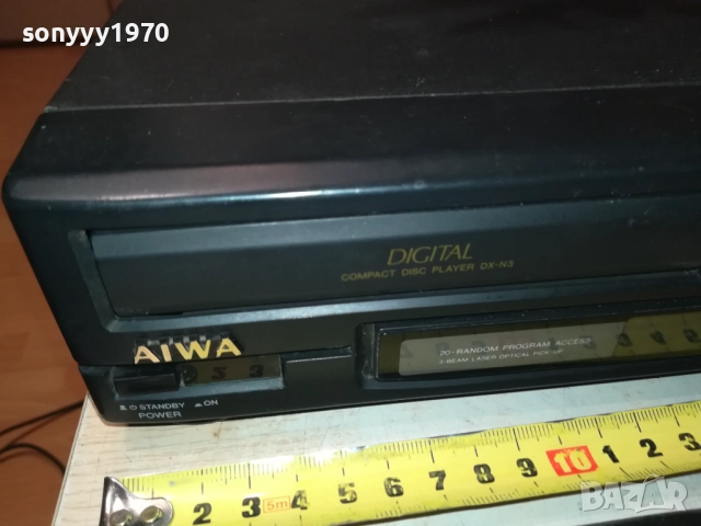 AIWA DX-N3H CD PLAYER MADE IN JAPAN 0111252025, снимка 6 - Ресийвъри, усилватели, смесителни пултове - 52258468