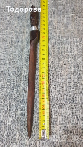Ножче за писма от екзотична дървесина, снимка 5 - Антикварни и старинни предмети - 53659211