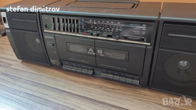 Sony CFS-W410L Radio Cassette Boom Box Ghetto Blaster -  Cassette, 4 Band, detachable speakers, - 
, снимка 9 - Радиокасетофони, транзистори - 46641689