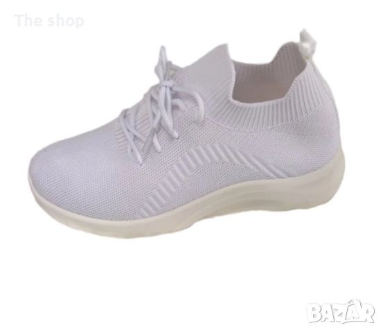 Спортно-елегантни дамски обувки (001) - 2 цвята, снимка 3 - Маратонки - 45334169