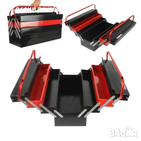 Сгъваем метална куфар за инструменти Mar-Pol