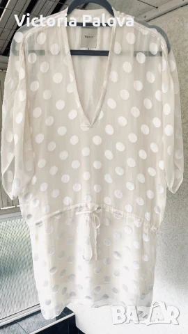 Дизайнерска туника/блуза лукс 100% коприна  MASON  USA