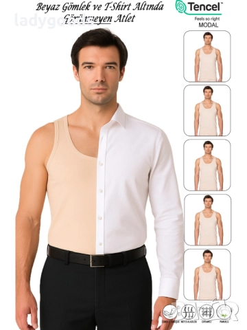 Мъжки потници с модал.Модел 852., снимка 7 - Бельо - 52339730