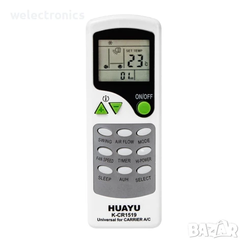 Универсално дистанционно за климатик CARRIER K-CR1519 HUAYU