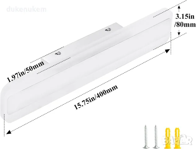 НОВА! LED лампа за баня 14W с три цветови температури, снимка 3 - Лед осветление - 48220221