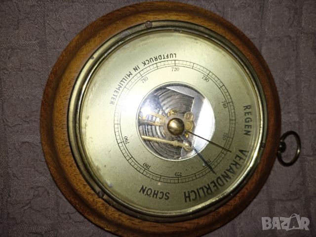 Старинен немски барометър , снимка 4 - Антикварни и старинни предмети - 45664111
