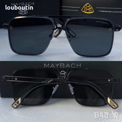 Мъжки слънчеви очила правоъгълни 4 цвята Maybach, снимка 8 - Слънчеви и диоптрични очила - 51706452