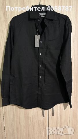 Мъжка черна риза Michael Kors, нова, снимка 1