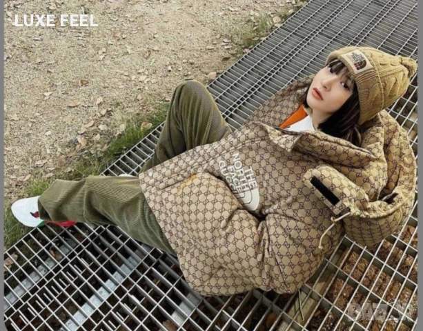 Дамско Зимно Яке ⚜️,The North Face Gucci , снимка 2 - Якета - 52482533