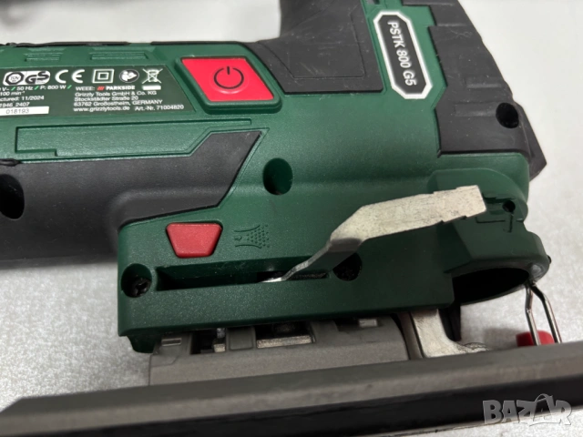 Като нов! Parkside® Махален прободен трион PSTK800 G5, снимка 7 - Триони и циркуляри - 53324805