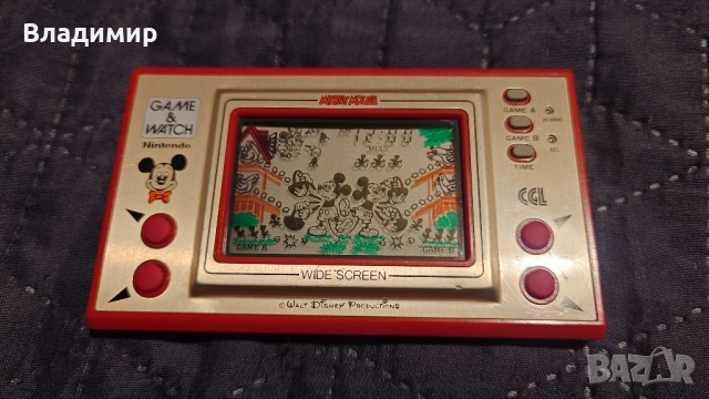 Продавам игра Nintendo от серията game & watch - Mickey mouse, снимка 2 - Други игри и конзоли - 53906238