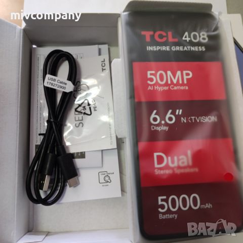 Смартфон TCL 408(T507D)64GB НОВ!!!, снимка 3 - Други - 45714925