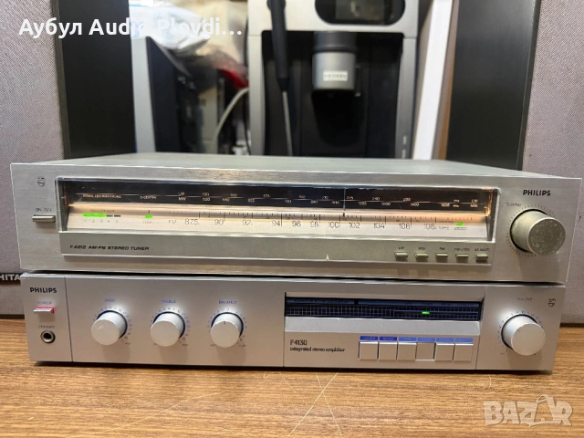 Аудио Система Philips F-4130 Усилвател Philips F-2212 Радио  Hitachi LS-230, снимка 4 - Аудиосистеми - 53022763