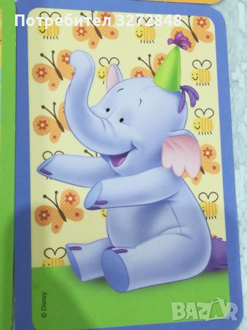 Детски карти за игра с Мечо Пух - Disney, снимка 12 - Игри и пъзели - 45321264