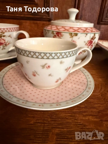 Сервиз за кафе и чай Laura Ashley Louisa, снимка 5 - Сервизи - 54068312
