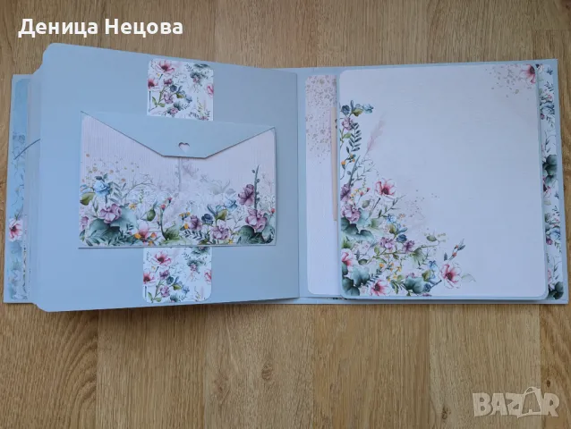 Ръчно изработен семеен албум за снимки Флорален, снимка 9 - Подаръци за жени - 49736574