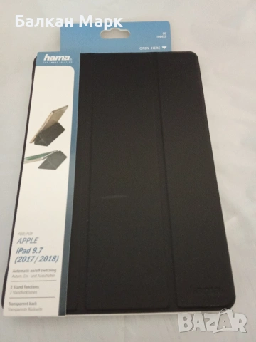 Немски Калъф,кейс 2-в-1 Hama за iPad 9.7 (2017/2018) – Свалящ се магнитен капак-6 цвята, снимка 9 - Калъфи, кейсове - 53535247
