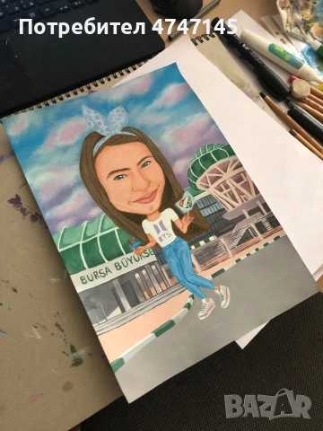 Рисувам карикатури шарж персонализиран подарък за всеки повод, снимка 5 - Други - 53637872