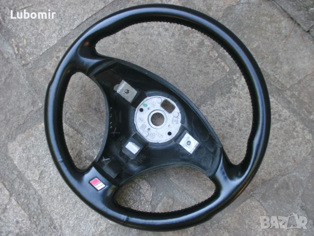 Трилъчев волан Audi A4,A6,A3,TT - S Line - кожен !, снимка 2 - Аксесоари и консумативи - 51019968